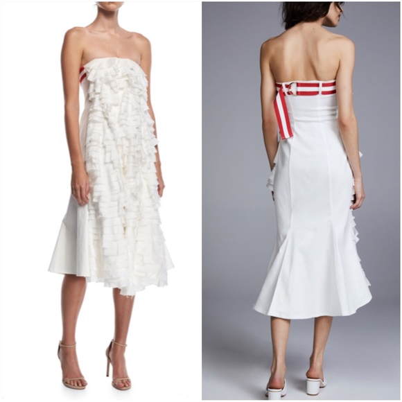 Maggie Marilyn Dresses & Skirts - Maggie MarilynOne Sunny Day Strapless Cotton Dress
